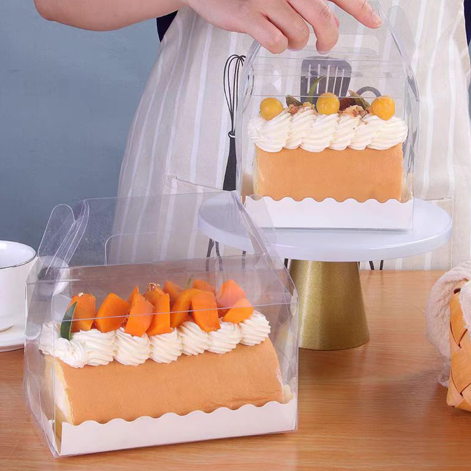 Amazon｜seimeinoki カップケーキボックス ラッピング ケーキ箱 20個