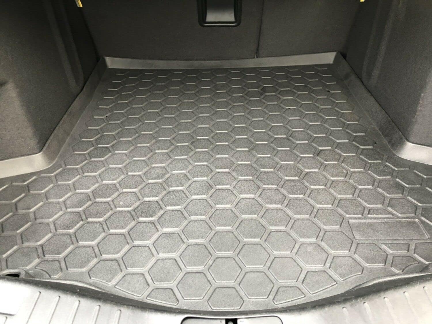 Cargo Liner - Trunk Mat for Lincoln MKZ 2013-2020 – Weather-Resistant Trunk Mats for Cars with Raised Lip – Non-Slip Car Trunk Mat Rubber – Easy to Install – Laser Pre-Cut Design