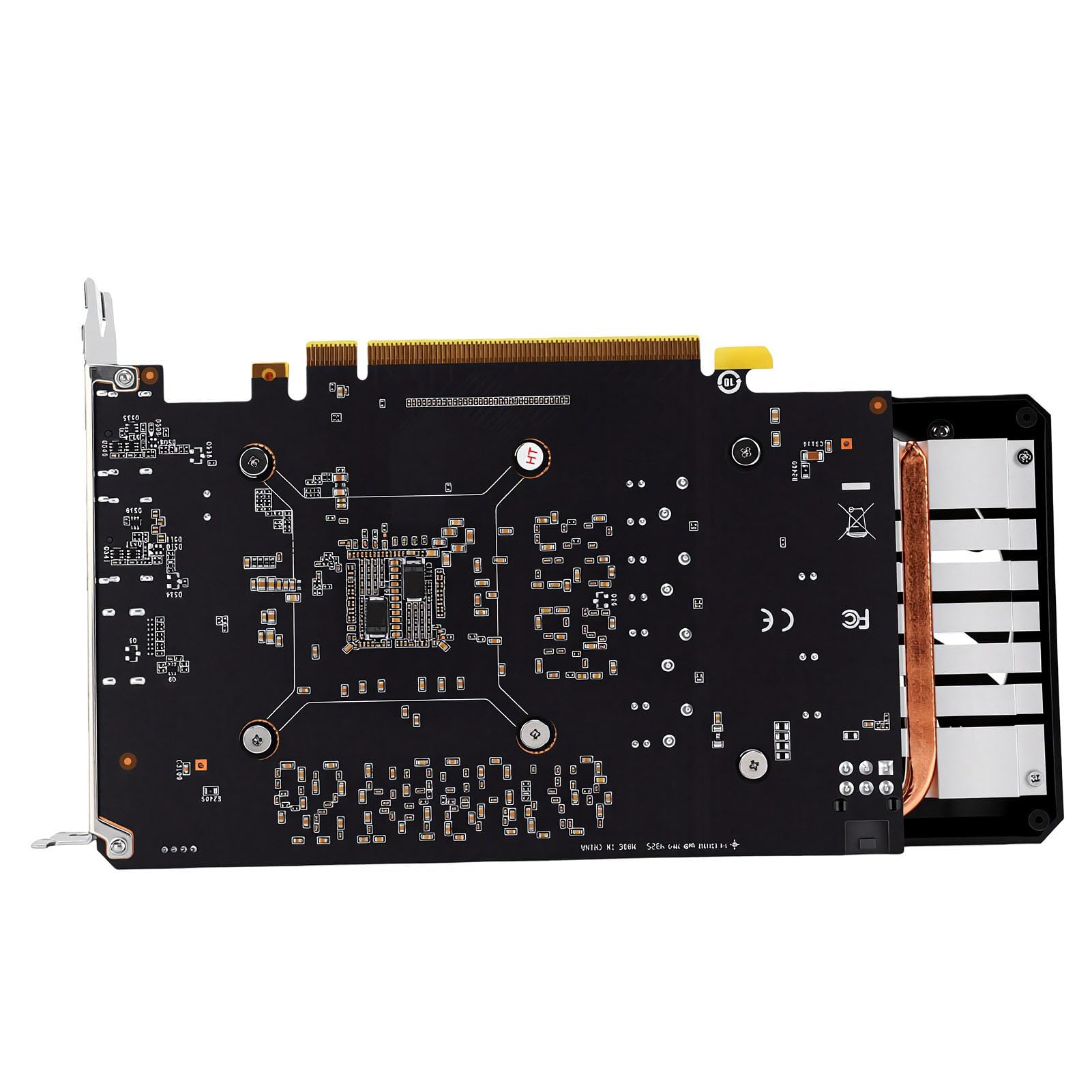 Bewinner Karta Graficzna 6 GB GDDR5, 192-bitowa Karta Graficzna do Gier z Dwoma Wentylatorami, HDMI i 2 Portami DisplayPort PCI Express 3.0 X16