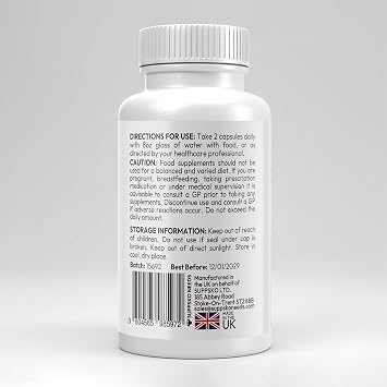Gluco Sera Premium Support - 60 Capsules 1 Month Supply - Vegan Friendly Formula - Non GMO