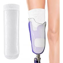Prosthetic Gel Socks, Skin-Friendly and Comfortable Use, Cotton and Gel Soft Liner for Daily Wear, L & S Size Options