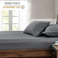 Vista 7 de FreshCulture Twin Fitted Sheet 2 Pack - Hotel Quality - Ultra Soft & Breathable - Brushed Microfiber - Deep Pocket - Cooling Fitted Sheets for Twin