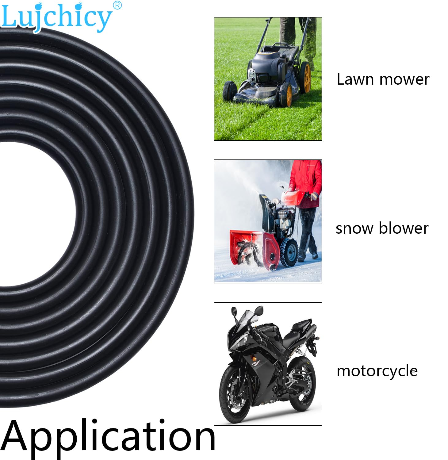 Kit De Tuyau Carburant, 2 M De Tuyau, Diamètre 5 Mm, Avec 2 Filtres à Essence Et 10 Colliers De Serrage Pour Voiture, Moto, Tondeuse, Scooter