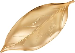 Sato Metal Kogyo SALUS Leaf Chopsticks Rest, Matte Gold, Made in Japan