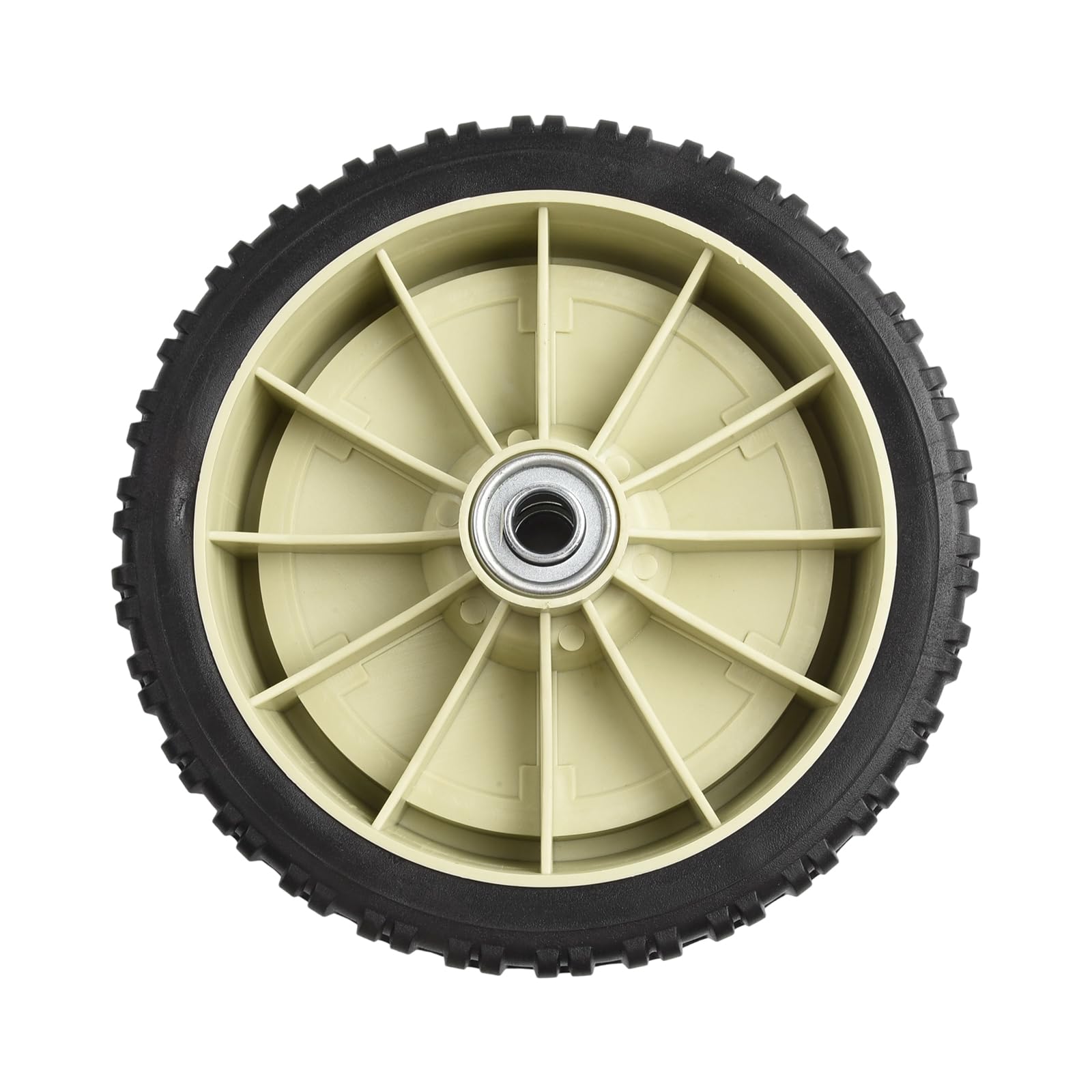 Sandyseptember Rubber Lawn Mower Wheels for 8 Inch Self Propelled Models, Front or Rear Mower Replacement Wheel for Garden, Outdoor