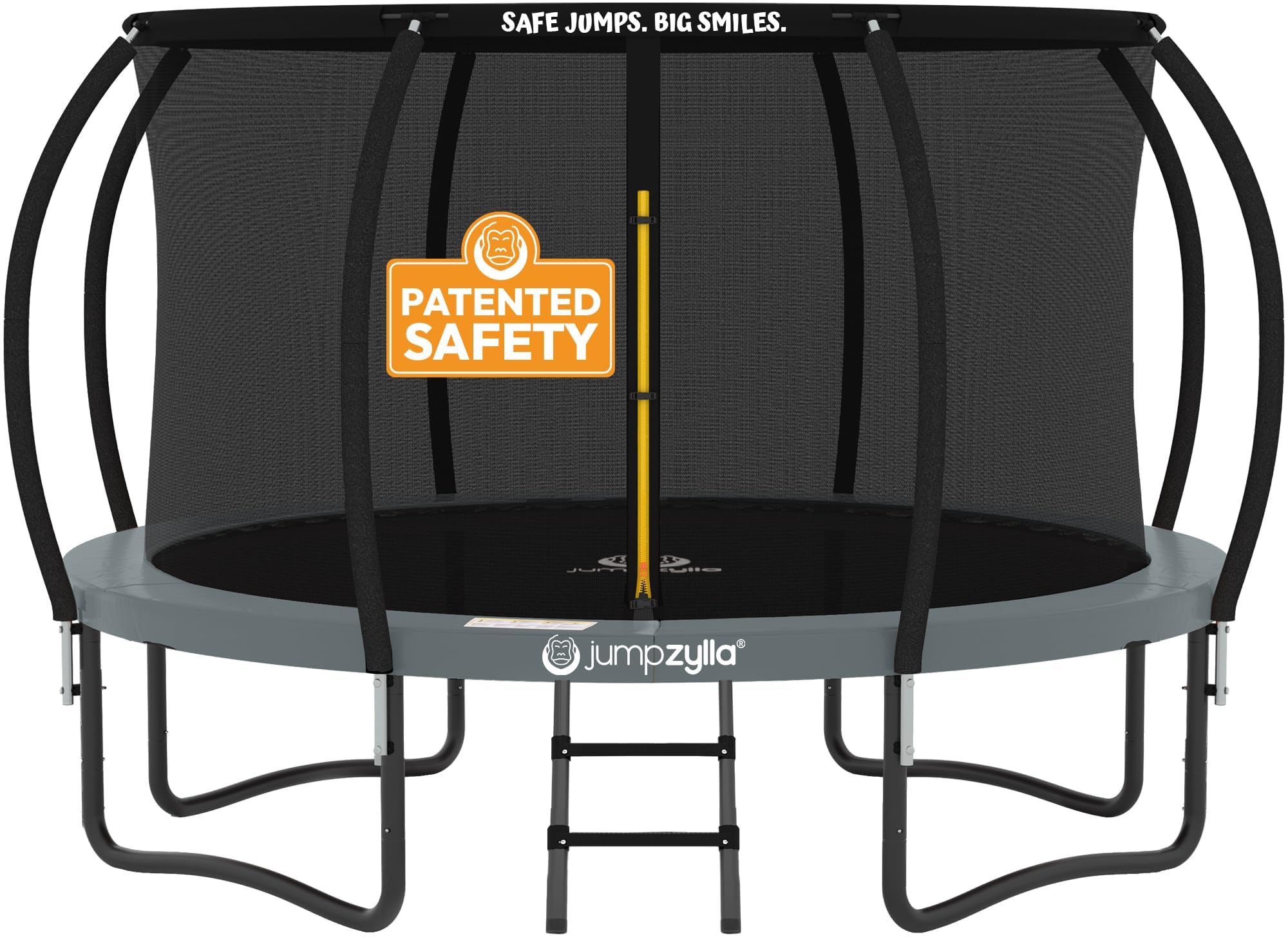 Jumpzylla Outdoor Trampoline with Net for Kids 8FT 10FT 12FT 14FT 15FT 16FT