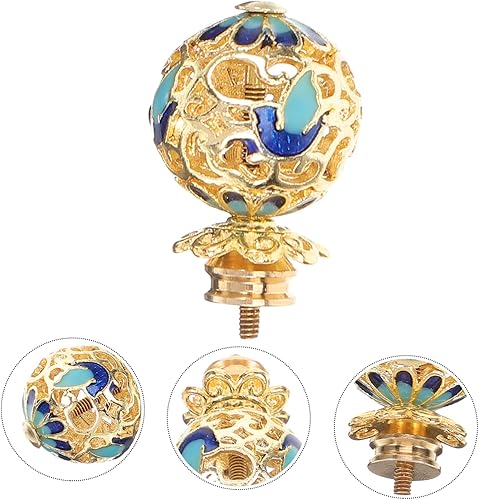 Miniatura 8 de KONTONTY Accesorios de plancha Tetera Botón Metal Corte Estilo Tetera Suministros Utensilios de cocina de cerámica