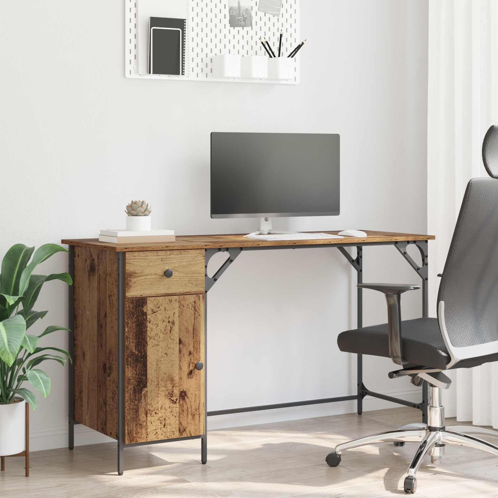 Scrivania per computer Legno Vecchio 131 x 48 x 75 cm Legno