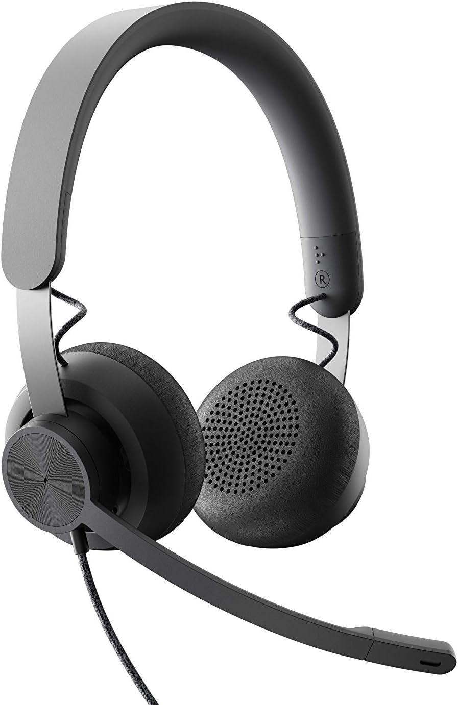 Zone Wired Noise Cancelling Headset with USB-C USB-A Adapter, Graphite