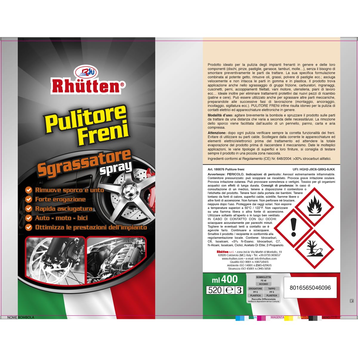 PULIFREN Pulitore Spray Per Freni - Foto 3