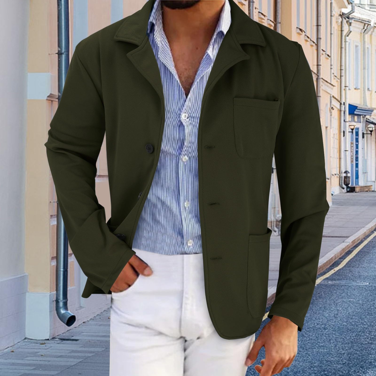 Chaqueta de punto para hombre, chaqueta de punto, abrigo de punto, suave, elástico, abrigo deportivo, vintage, informal, suéter de punto con bolsillos, chaquetas de traje de caballero, chaqueta de