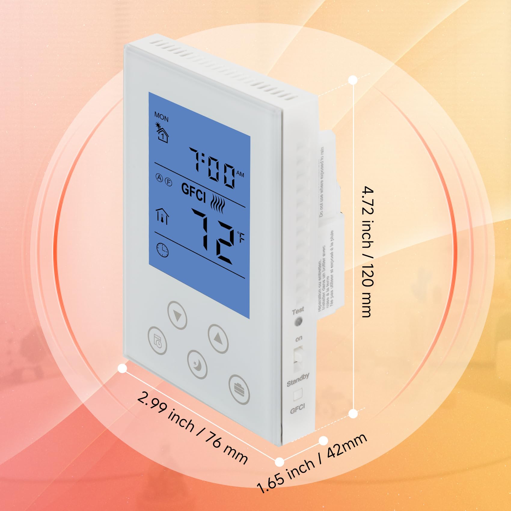 Termostato programable de 7 días