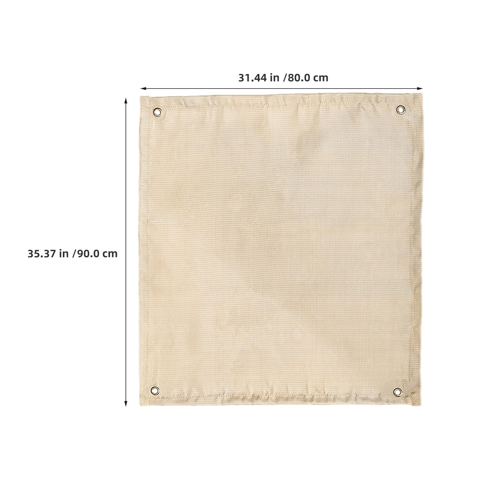 Coperta Antifiamma 80x90 Cm in Fibra di Vetro per Uso Esterno | Resistente al Calore, Riduce la Diffusione delle Fiamme, per Cucina e Campeggio