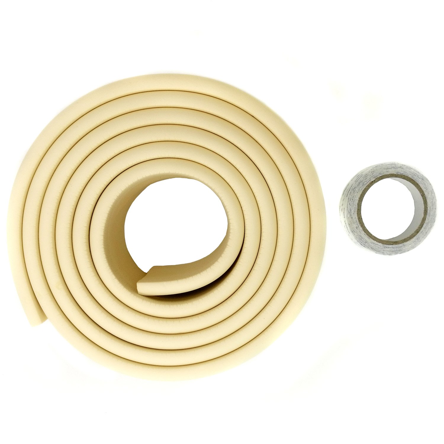 HIMRY Universel Rouleau de Mousse, 1000cm x 80mm, Epaissir Mousse Antichoc Sécurité pour Bébé Kits, Enfants sécurité Anti-Crash, Tout Usage sécurité