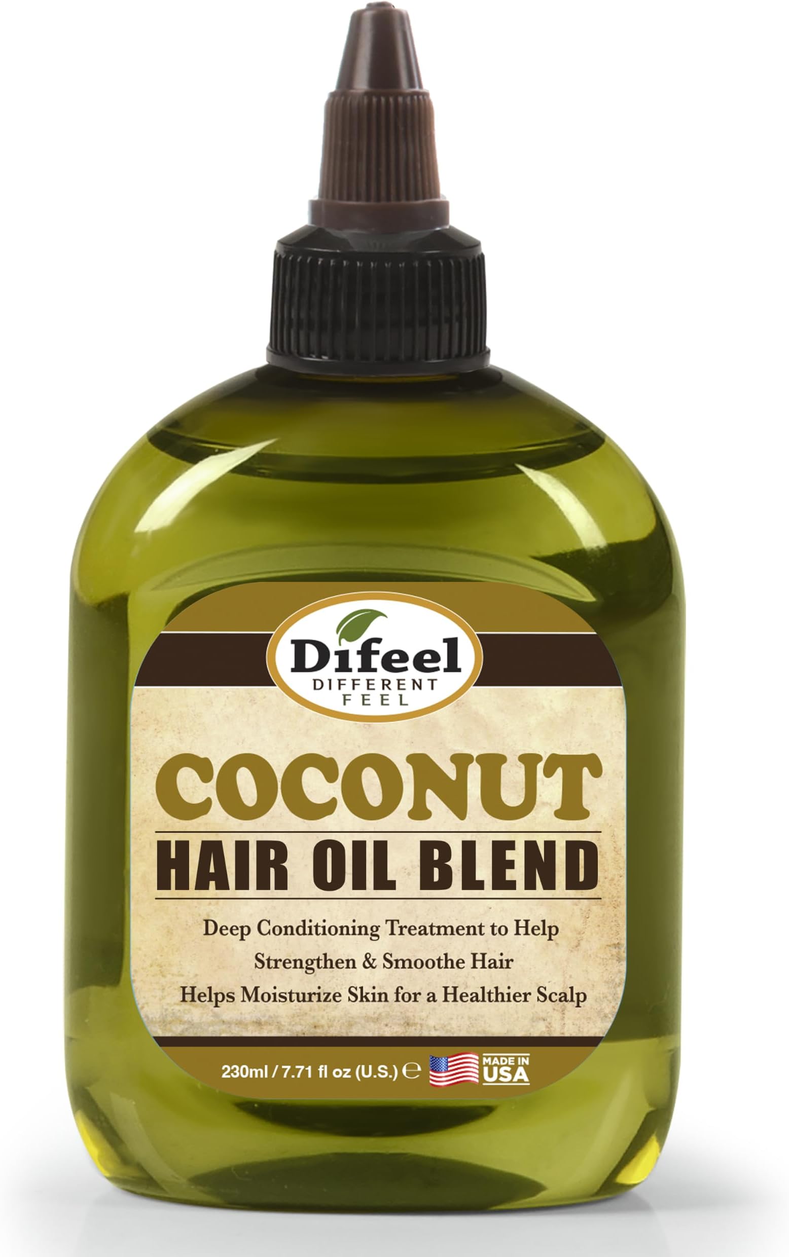 Difeel Coconut Hair Oil Blend 7.1 Ounce ounce
