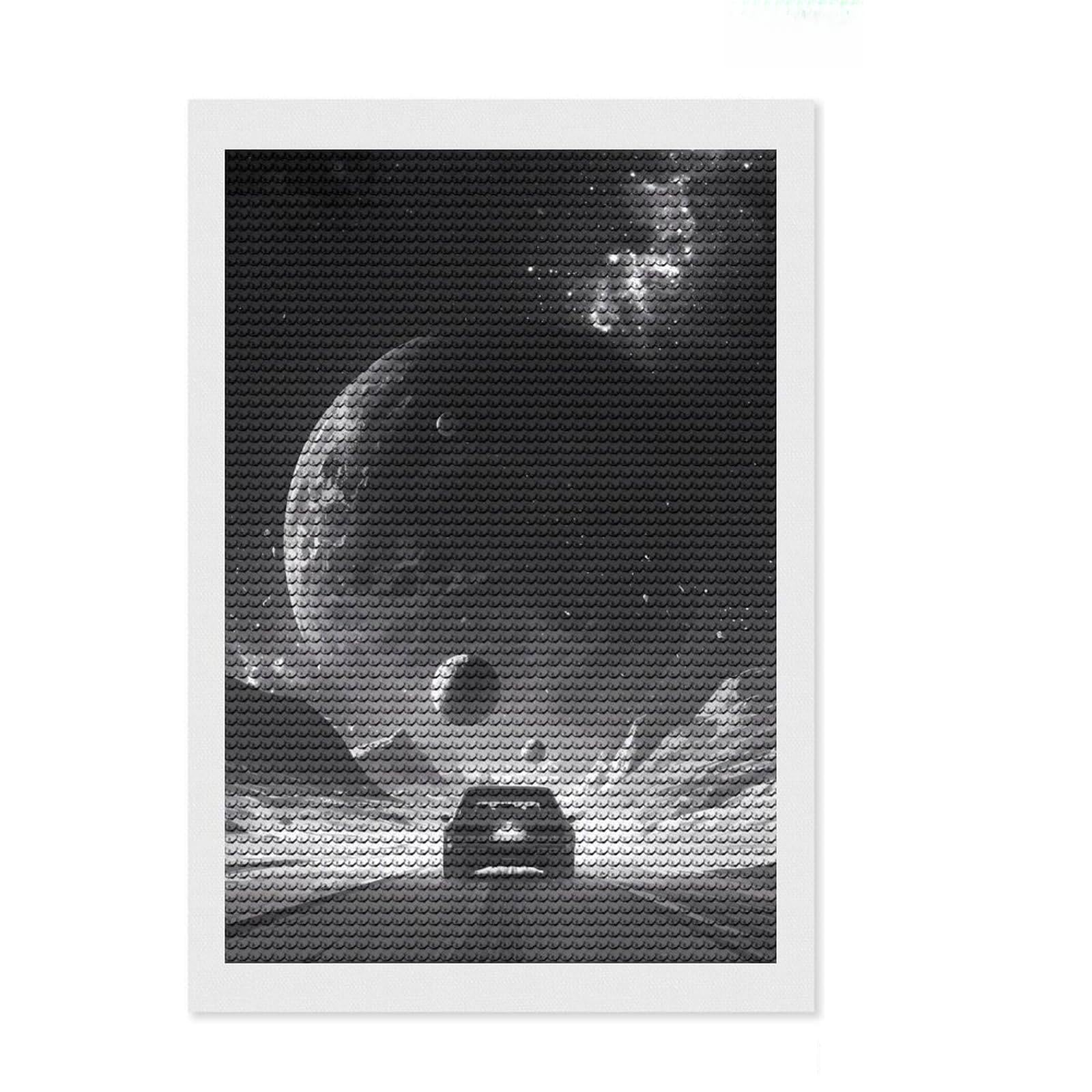 Junmoney Galactic Pathway Diamond Art Canvas 8"x12", Birthday Gift, for Adults, Creative Leisure Activity, Aesthetic Room Decor