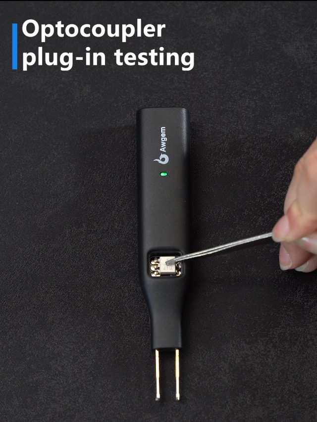 Image of Optocoupler Tester, Multi-Function Transistor Tester with LED Display, Automatic Transistor /optocoupler Tester, Portable Optocoupler Test Tool for Electronics Repair.