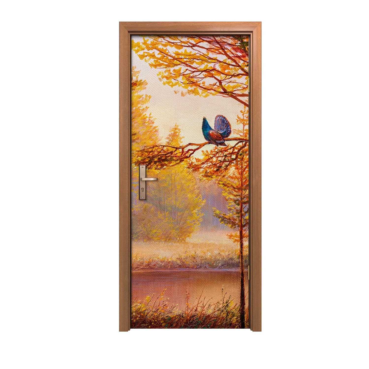Autocollant de porte 90x200cm design d'intérieur premium aux finitions murales haute définition