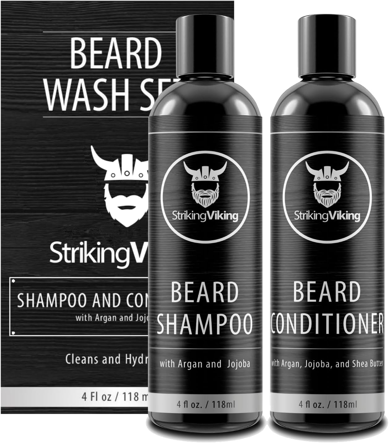 Amazon.com : Beard Wash & Conditioner & Silicone Beard Brush Set w ...