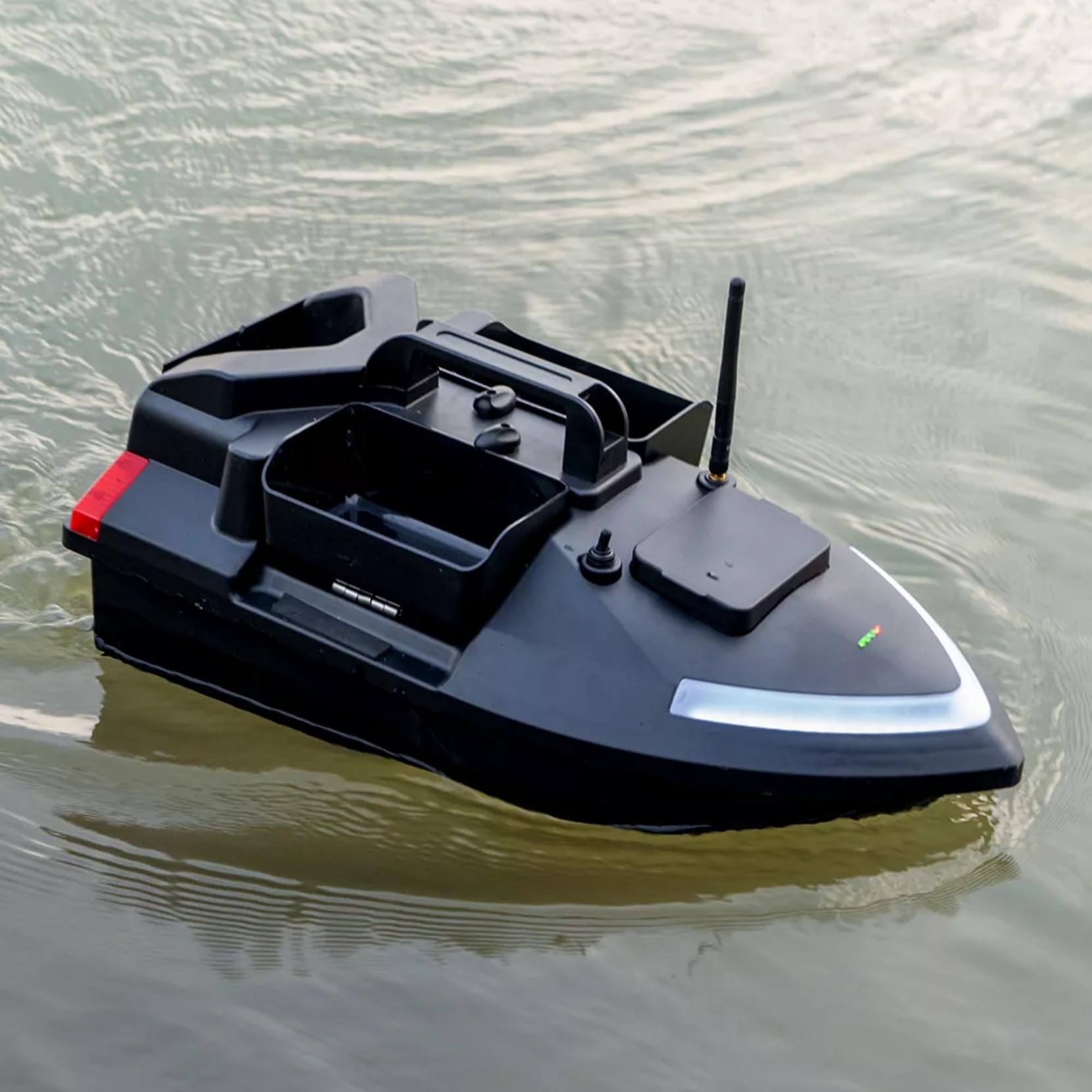 Futterboot mit GPS RC Boot, Fischköder-Boot Angelköder, GPS Cruise KöderBoot Mit 12000Mah Batterie (12000mah)