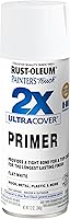 Vista 6 de Rust-Oleum 249846 Painter's Touch 2X Ultra Cover Imprimación en aerosol de 12 onzas, negro plano