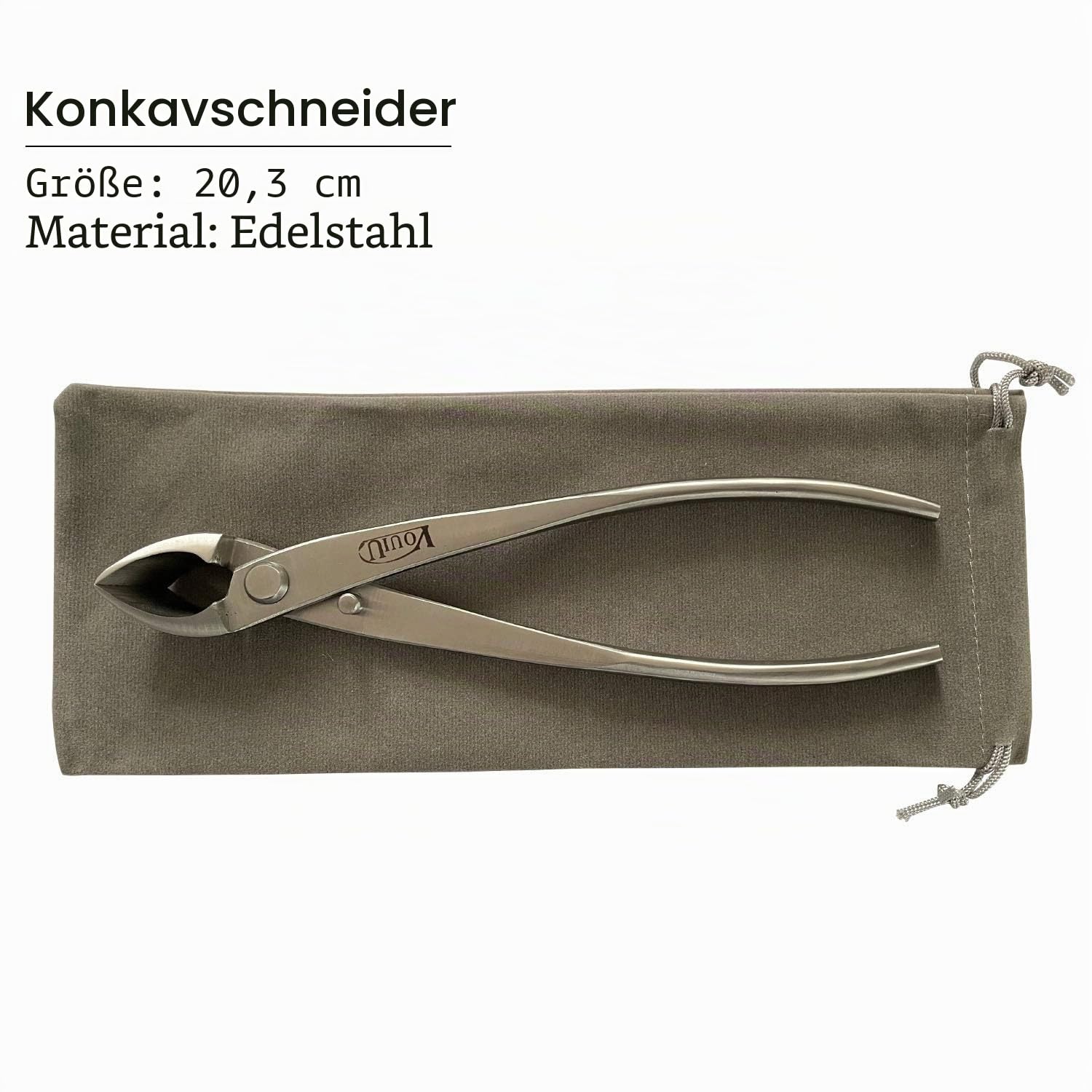 vouiu 20,3 cm konkaver Schneider, Bonsai-Werkzeuge