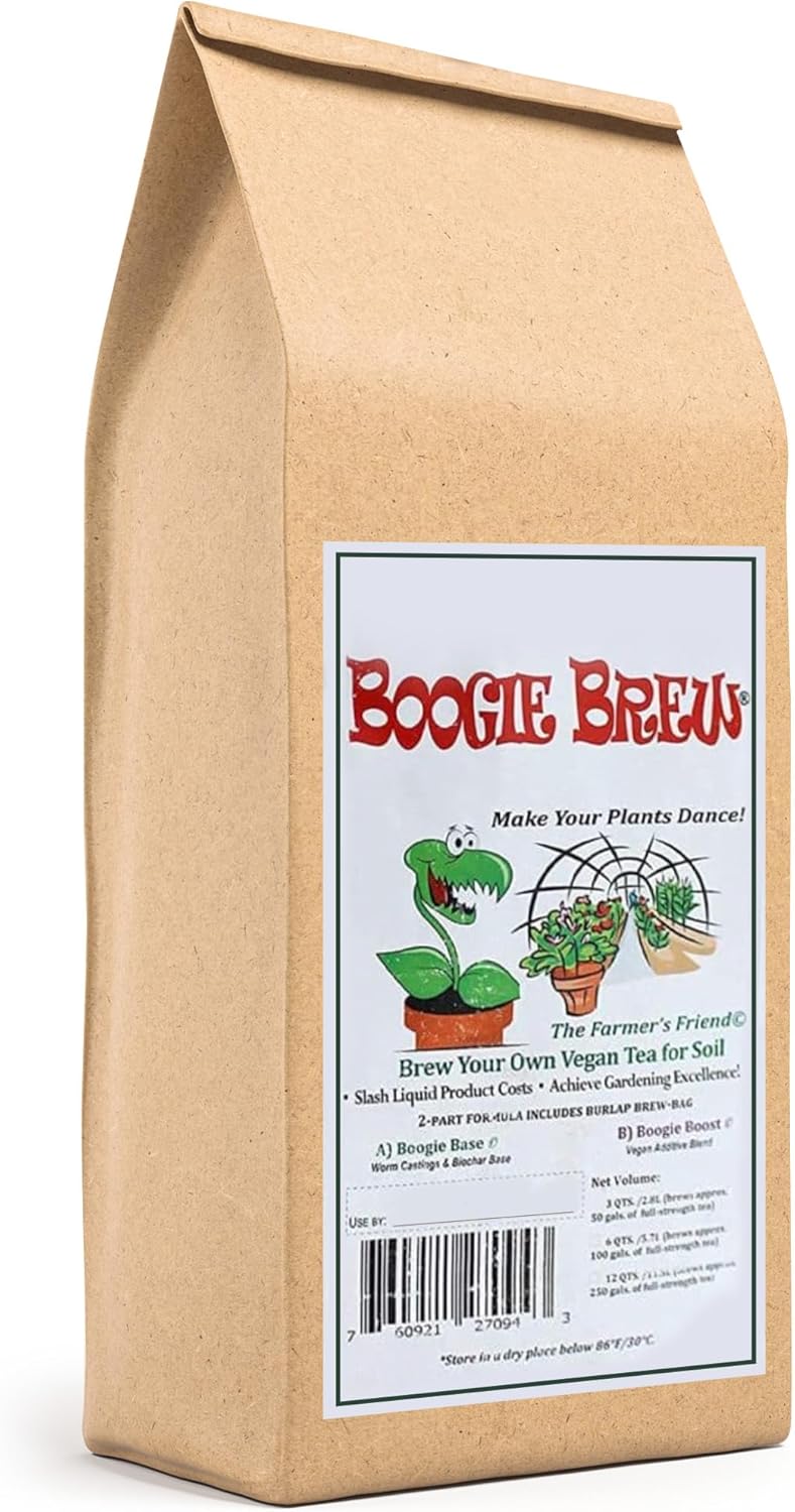 Boogie Brew Compost Tea (6lb - Makes 100 Gallons of Compost Tea)