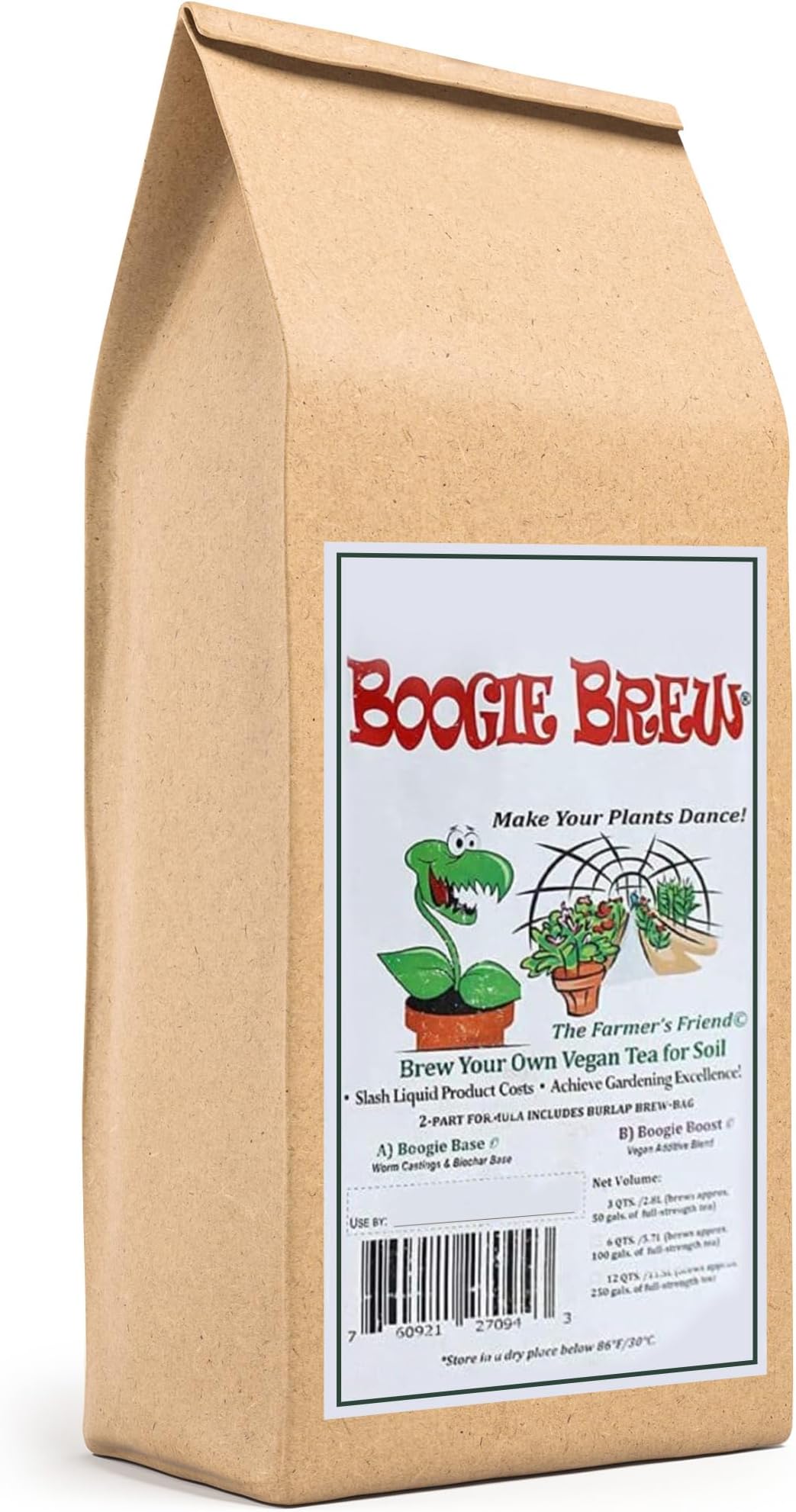 Boogie Brew Compost Tea (3lb - Makes 50 Gallons of Compost Tea)