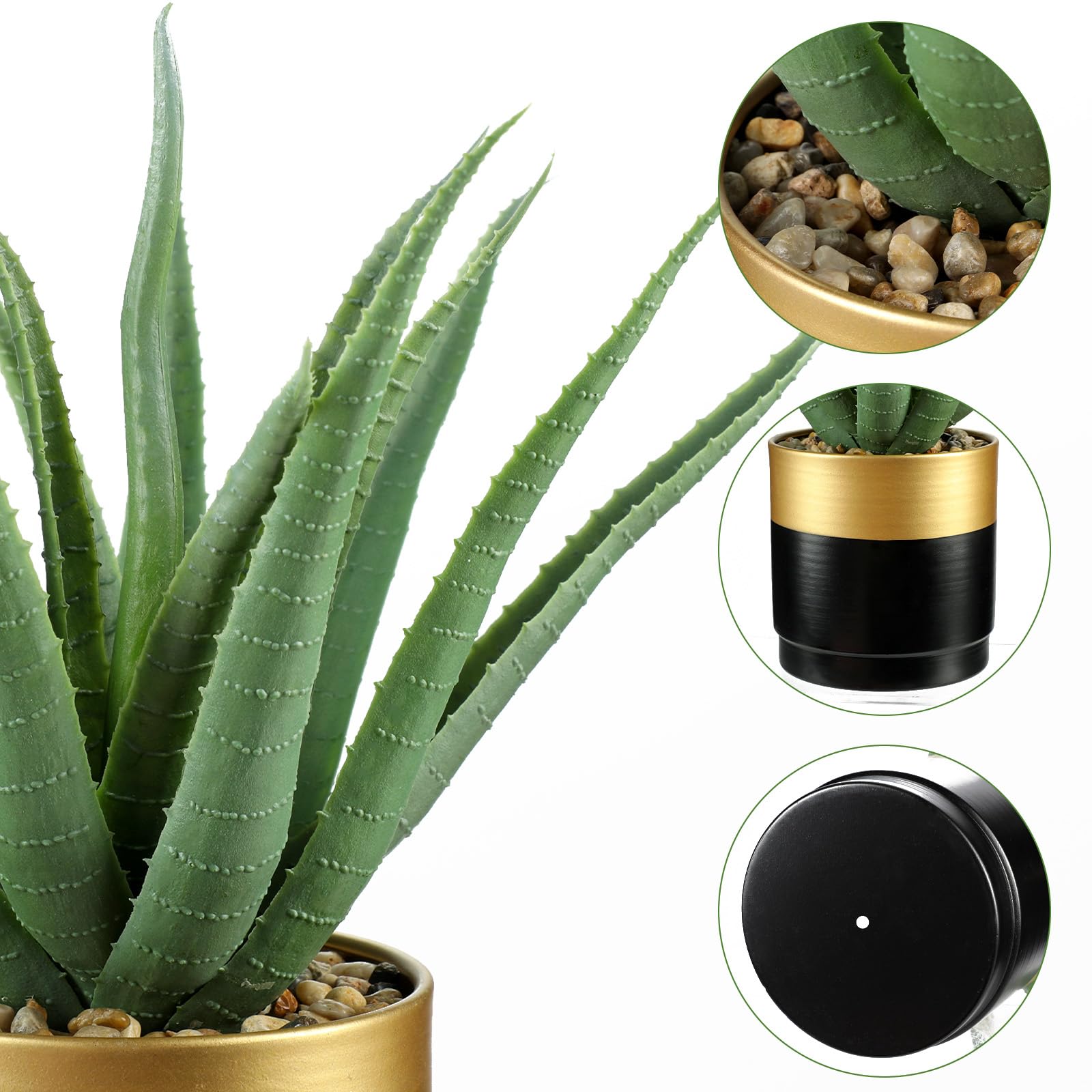 Knstliche Aloe Vera mit Blumentpfe aus verzinktem Stahl Kunstpflanzen  Kunststoff Pflanzen Deko Knstliche Zimmerpflanze Deko Pflanze fr  Wohnzimmer Balkon Schlafzimmer Badezimmer Zimmer Tischdeko : Amazon.de:  Kche, Haushalt & Wohnen