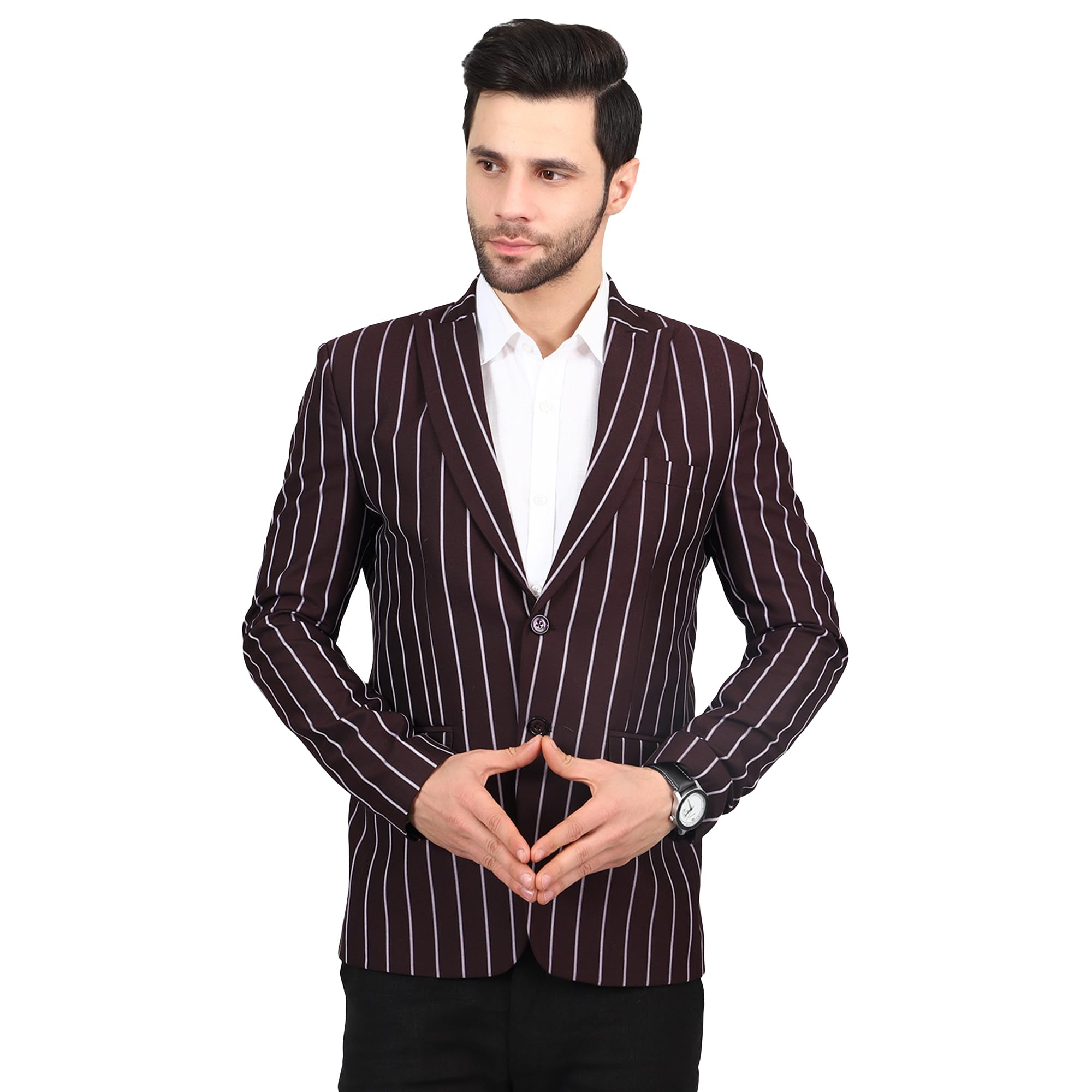 wintage Men's Polyester Cotton Blazer-picture-19