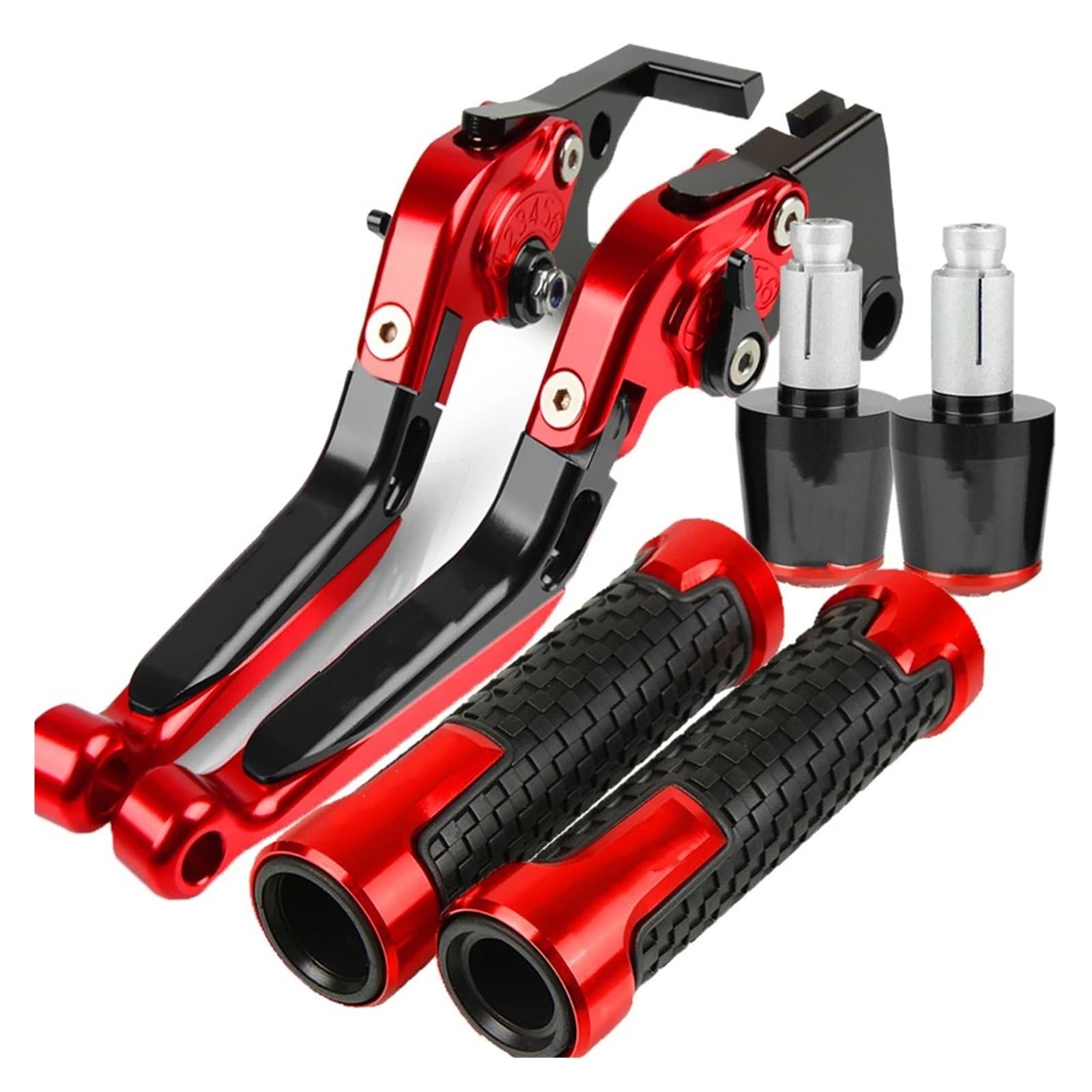 Hguvsjd for Kawasaki Z800 Z 800 2013 2014 2015 2016 2017 Motorcycle Brake Clutch Levers Adjustable Handlebar Grip Ends Motorcycle Brake Lever(A)
