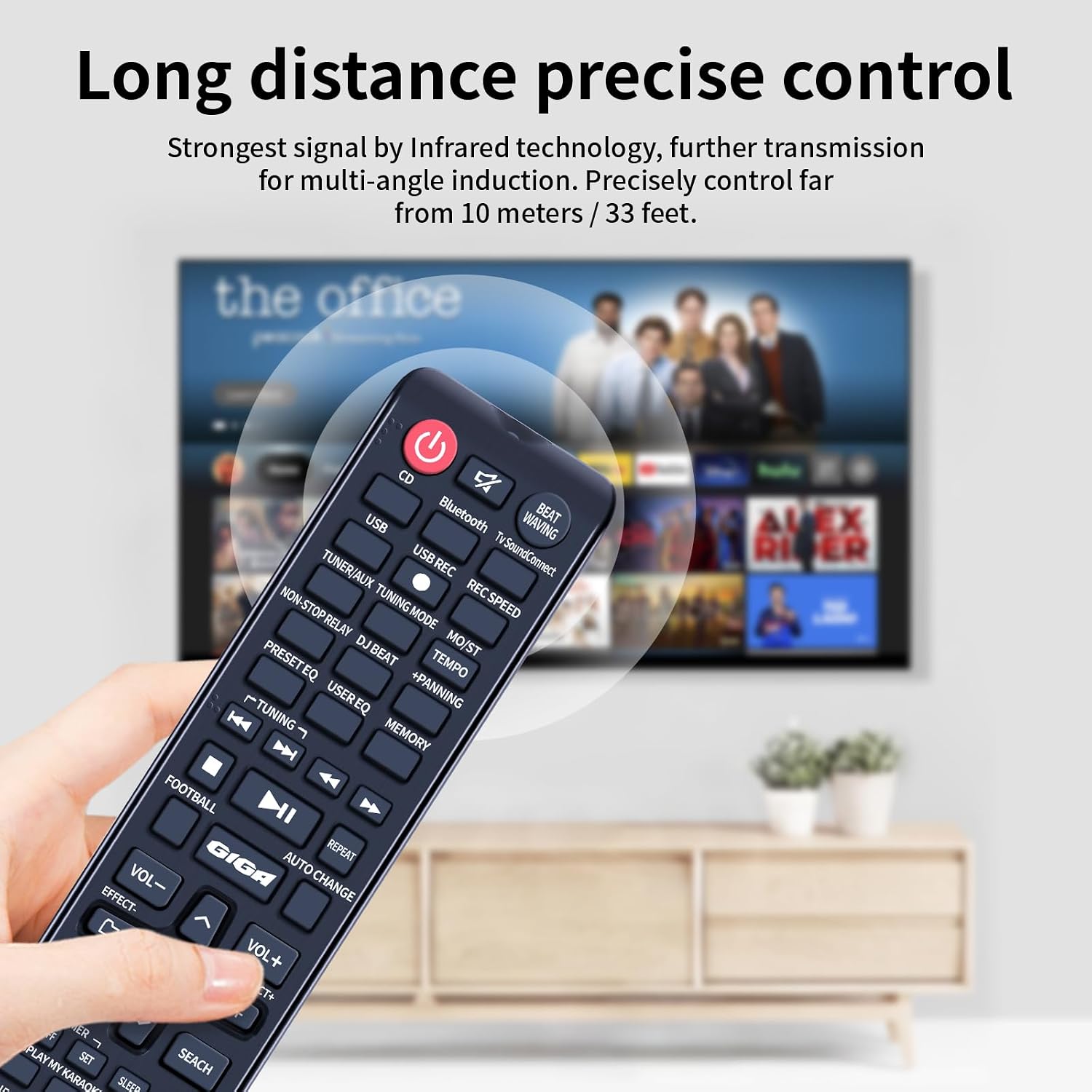 AH59-02694A Replacement Remote Control Compatible for Samsung Giga Book-Shelf Stereo System MX-JS9500 MX-JS9000 MX-JS8000 MX-JS5000 Sub AH59-02694B AH59-02694D image 5