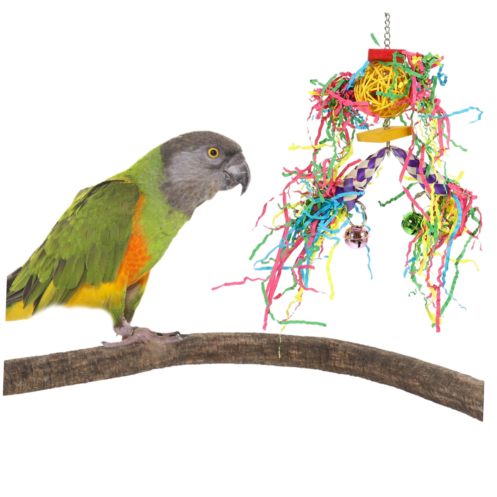 BESPORTBLE Lot De 2 Jouets À Mordre pour Perroquets Balançoires pour Perroquets Jouets À Mâcher pour Oiseaux À Mordre pour Et Oiseaux