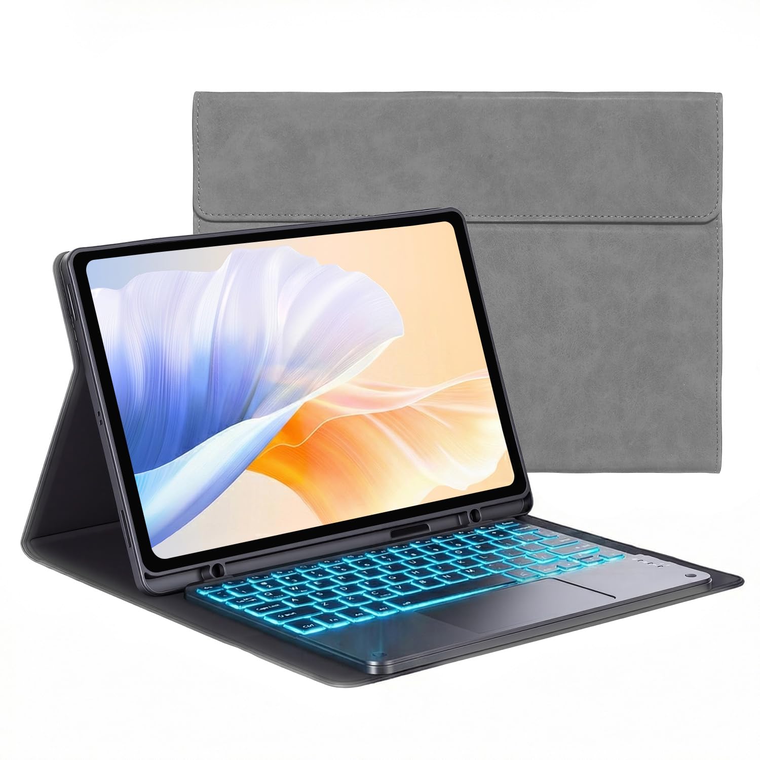 Custodia tastiera per Surface Pro 11/10/9/8/Pro X 13" (grigio)