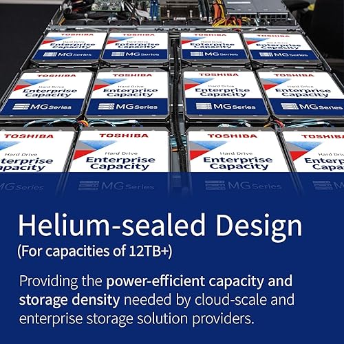 Miniatura 2 de Toshiba MG08ACA16TE 16TB 7200RPM 512e 3.5" SATA Enterprise Disco duro de escritorio (renovado)