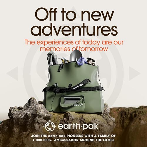 Miniatura 9 de Earth Pak Waterproof Duffel Bag - Large Dry Bag, 1680D TPU, Heavy Duty, Camping & Marine Dry Bag, 8x8 Popout Pocket
