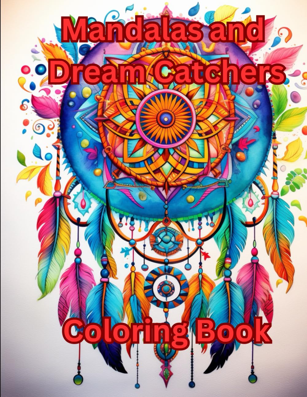 Mandalas and Dream Catchers Coloring Book