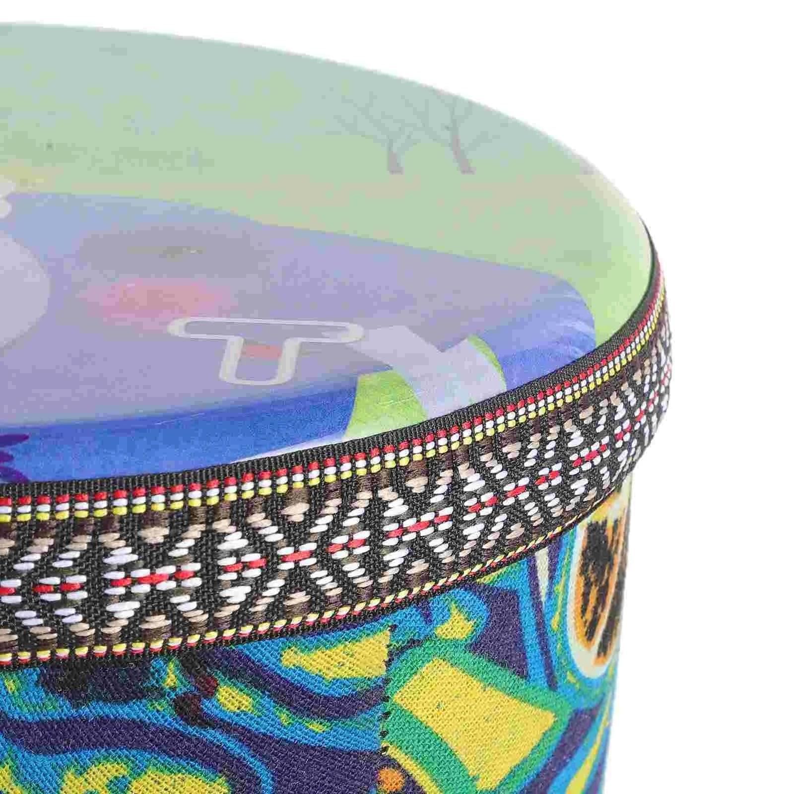 Djembe Africano Per Principianti, Tamburo A Percussione, Modello Dipinto, Strumento A Tamburo A Mano Strumento a Tamburo Africano