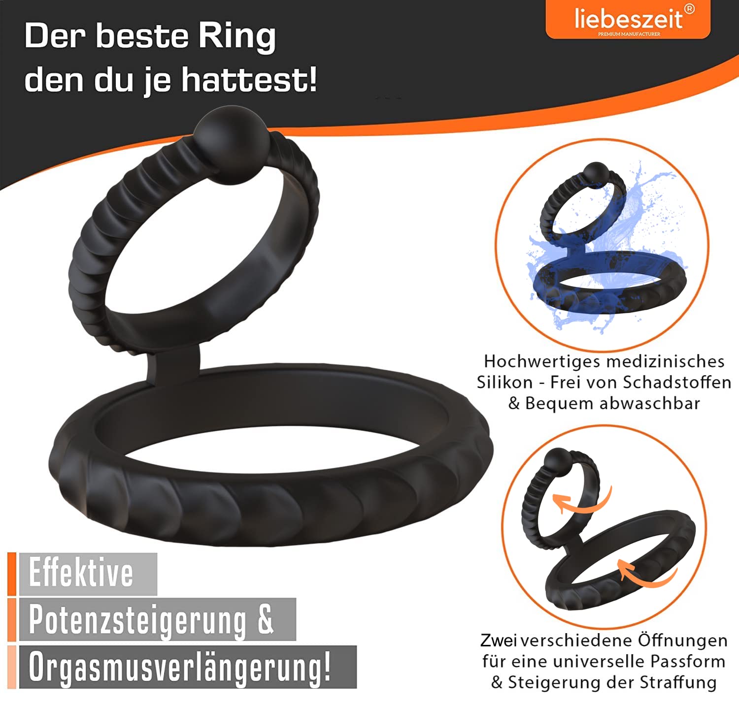 beste penisring LIEBESZEIT Penisring Dual Cockring