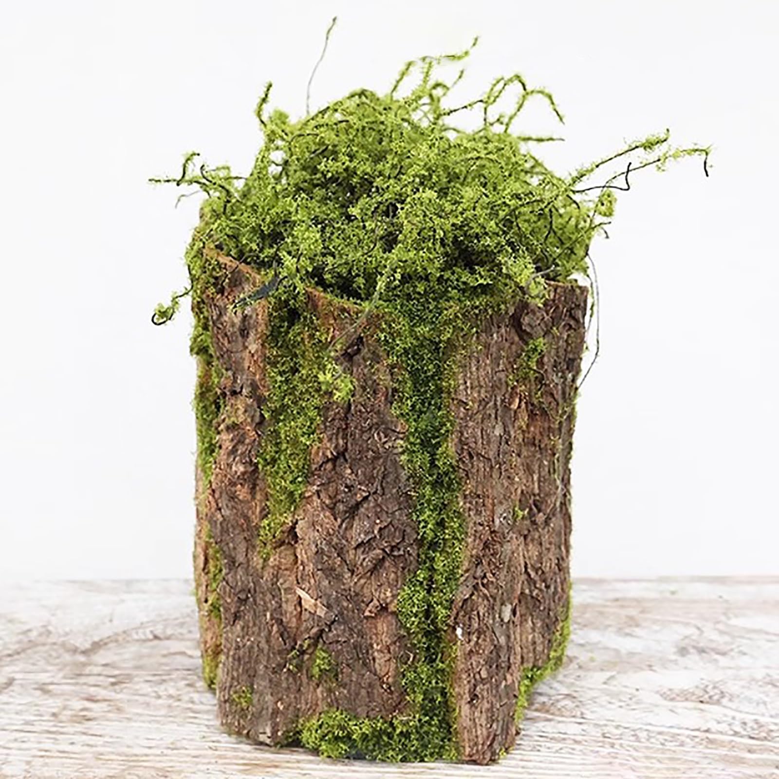 Roccia di muschio artificiale fatta a mano con texture realistica per composizioni floreali, esposizioni, scene paesaggistiche
