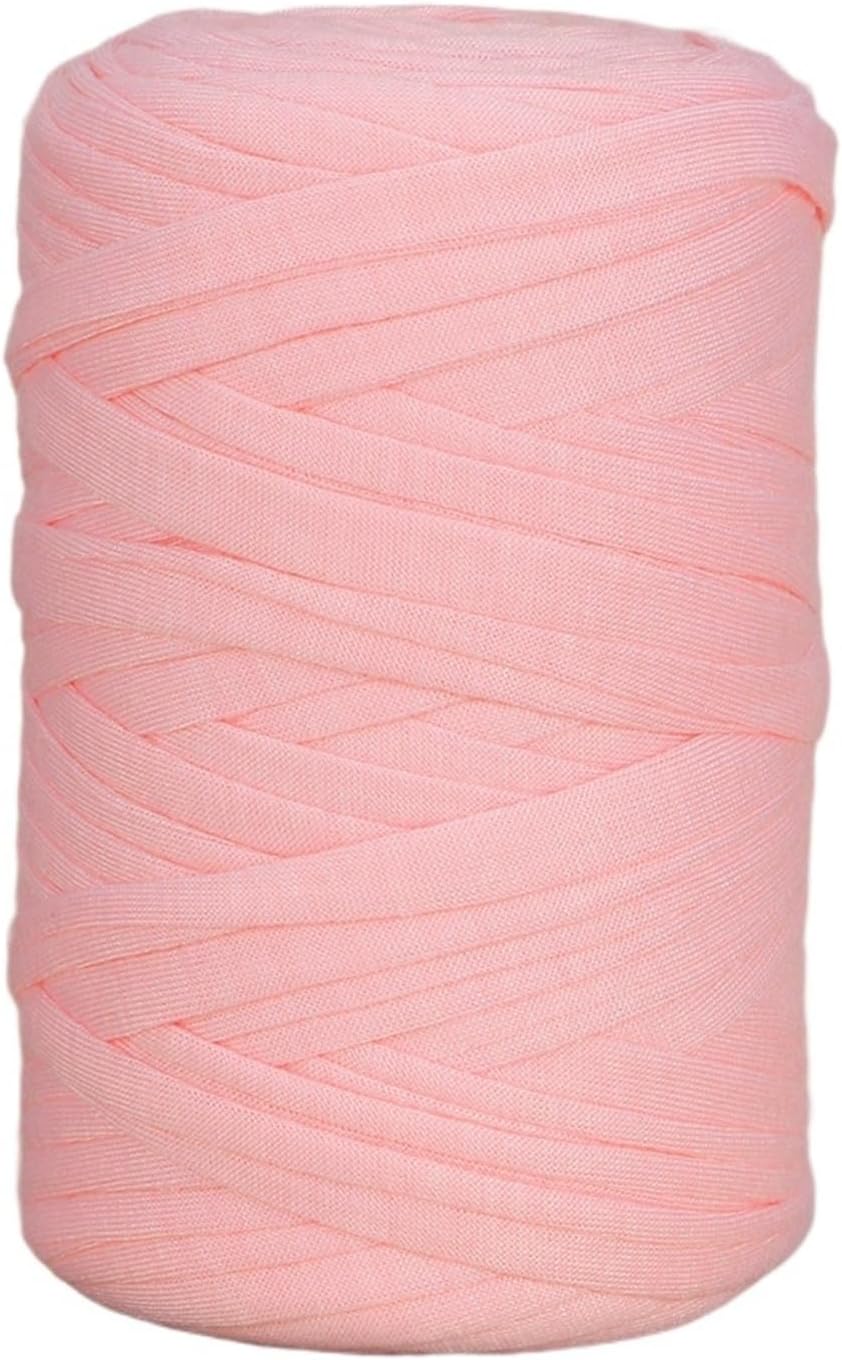 1Pcs Yarn for DIY Crafting Crochet and Knitting Bags, Cushions, Dolls, Baskets, Scarves 210g/7.4oz 50m/54yd(N42-Pink)