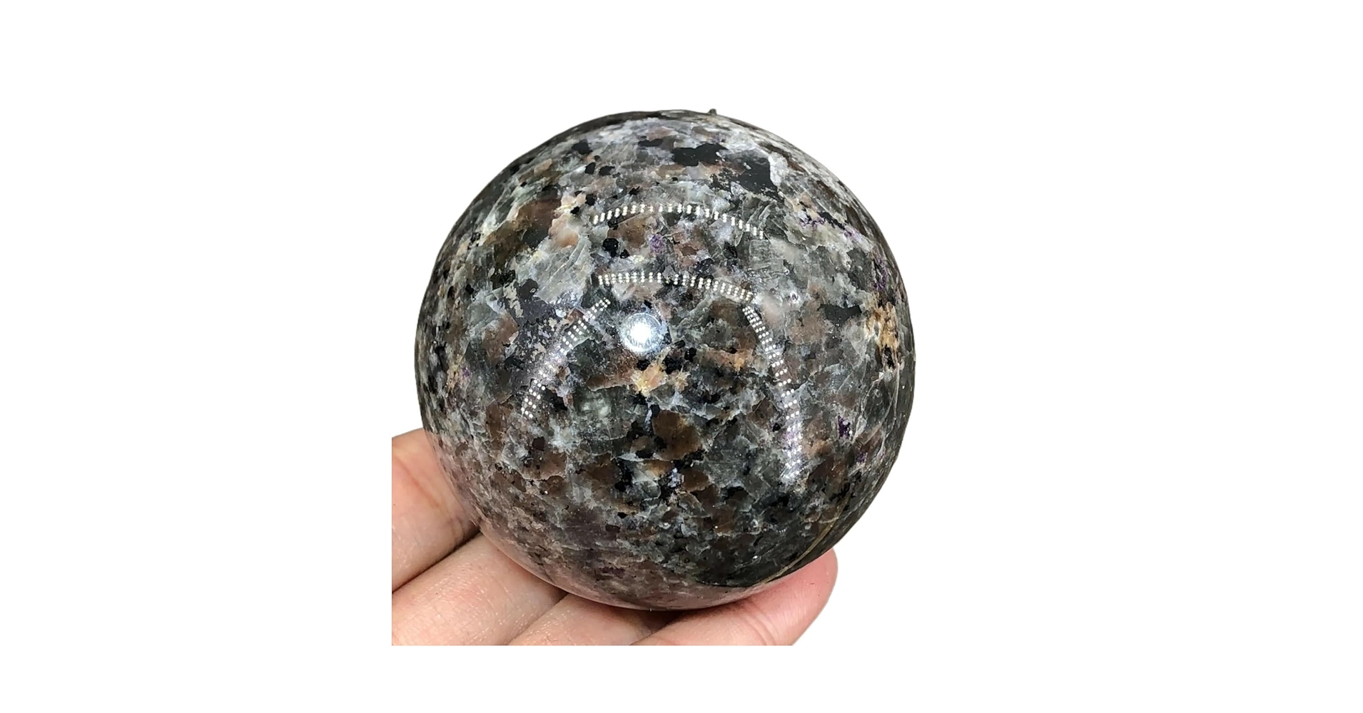 Amazon.co.jp: 天然石 天然炎の石玉 水晶球 彫刻玉(Size:50-60mm