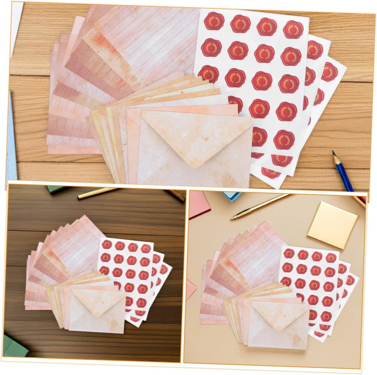 Vintage Writing Paper and Envelopes Set Aesthetic Stationery Letter Set with Lined Writing Sheets Retro Stationery and Invitations