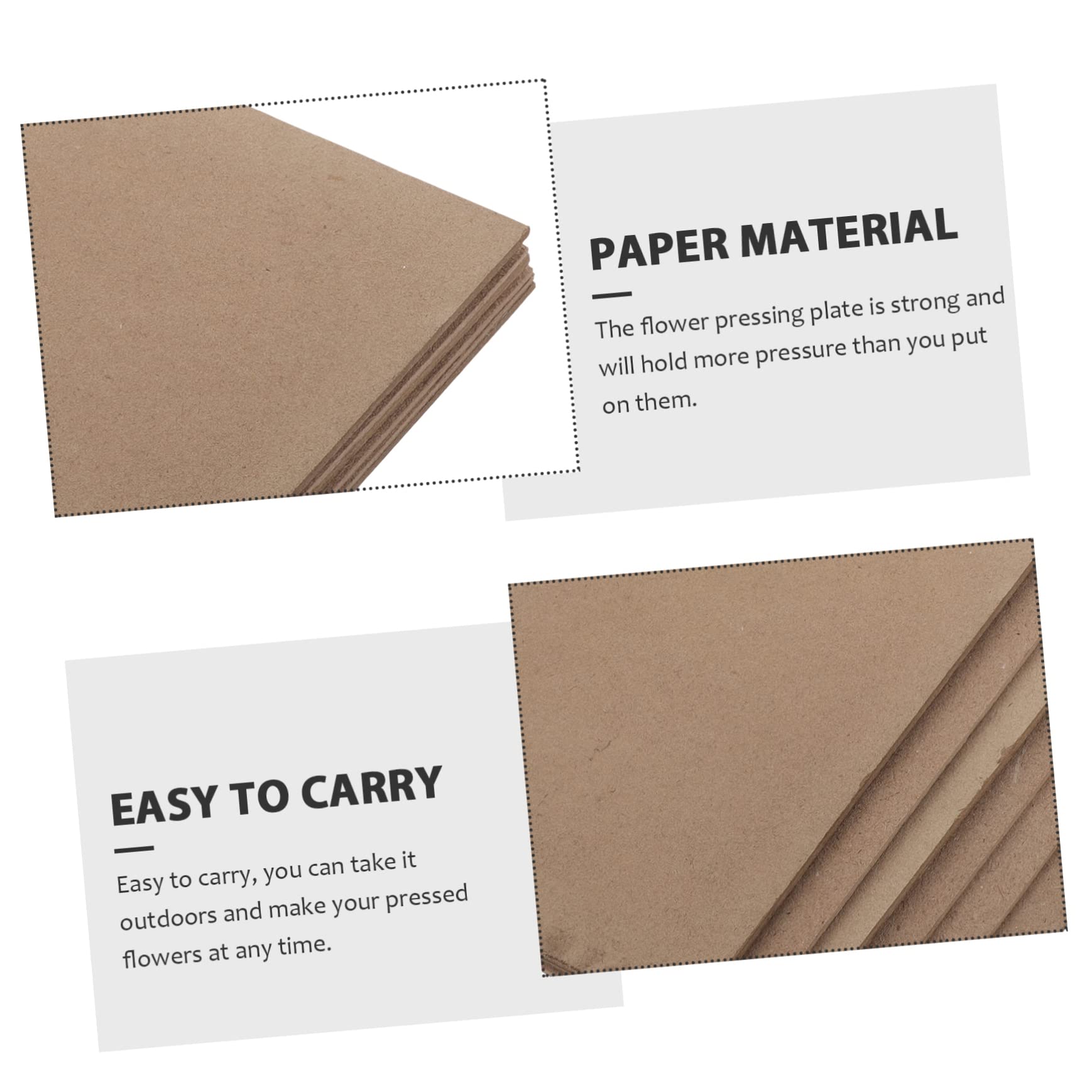 Papier Blumenpressplatten Blatt 6 für Getrocknete Blumen und Pflanzen