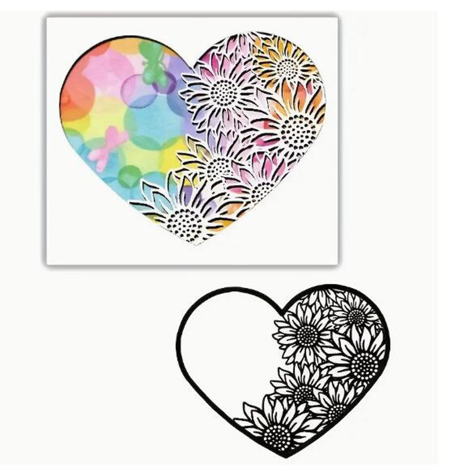 Troqueles De Corte De Metal De San Valentín Para Hacer Tarjetas, Corazones De Amor, Flores, Palabras, Troquelados, Plantilla De Estampado, Herramienta Para El Día De San Valentín, Bricolaje, álbumes