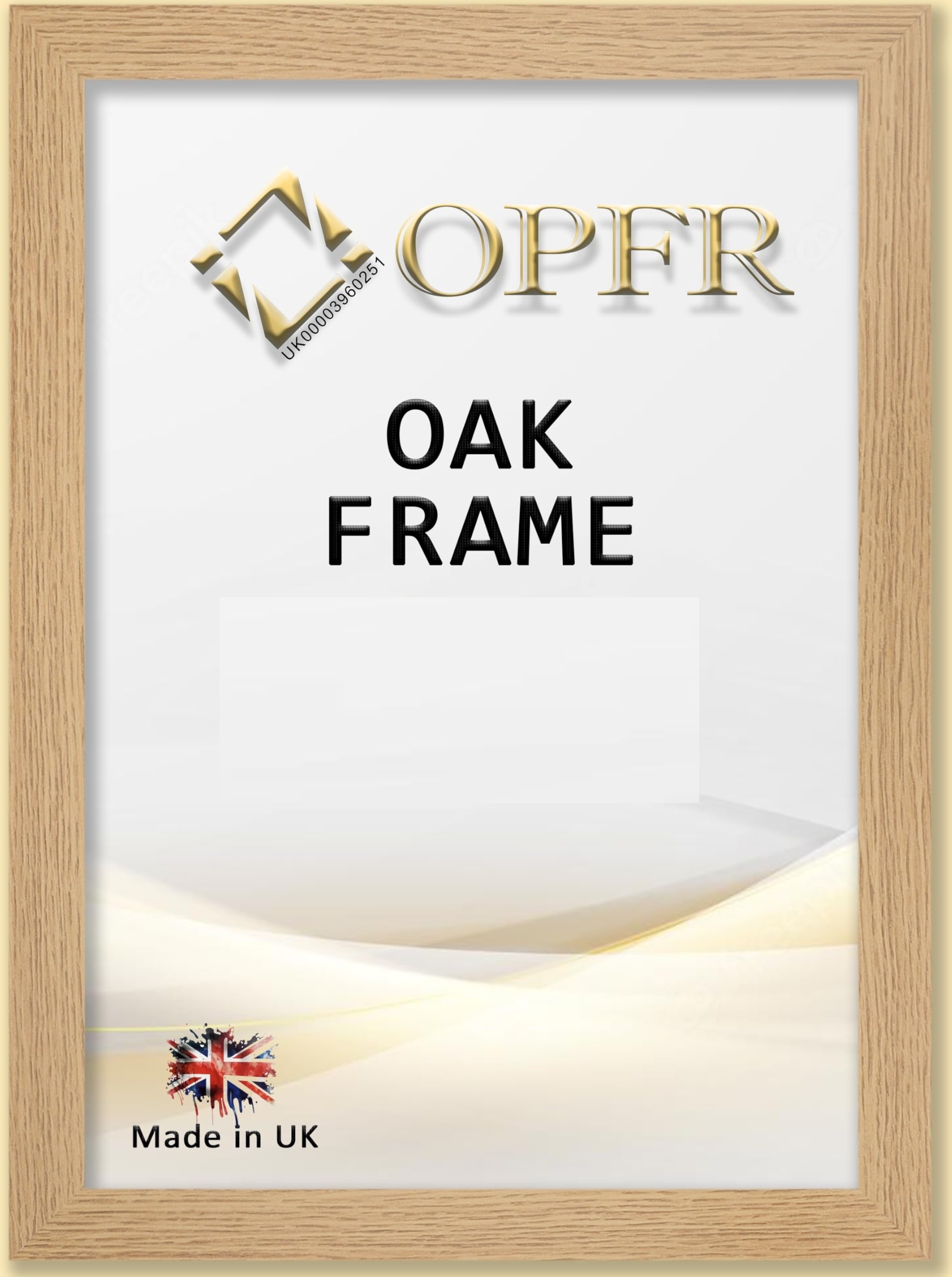 Black White Oak Silver Picture frame Photo,Poster frames (Oak, 12x10 inch)