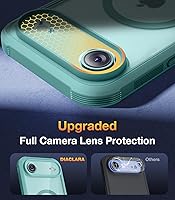 Vista 20 de Diaclara - Funda diseñada para iPhone 15 Plus de 6.7 pulgadas, transparente, cuerpo completo, con protector de pantalla, resistente de protección