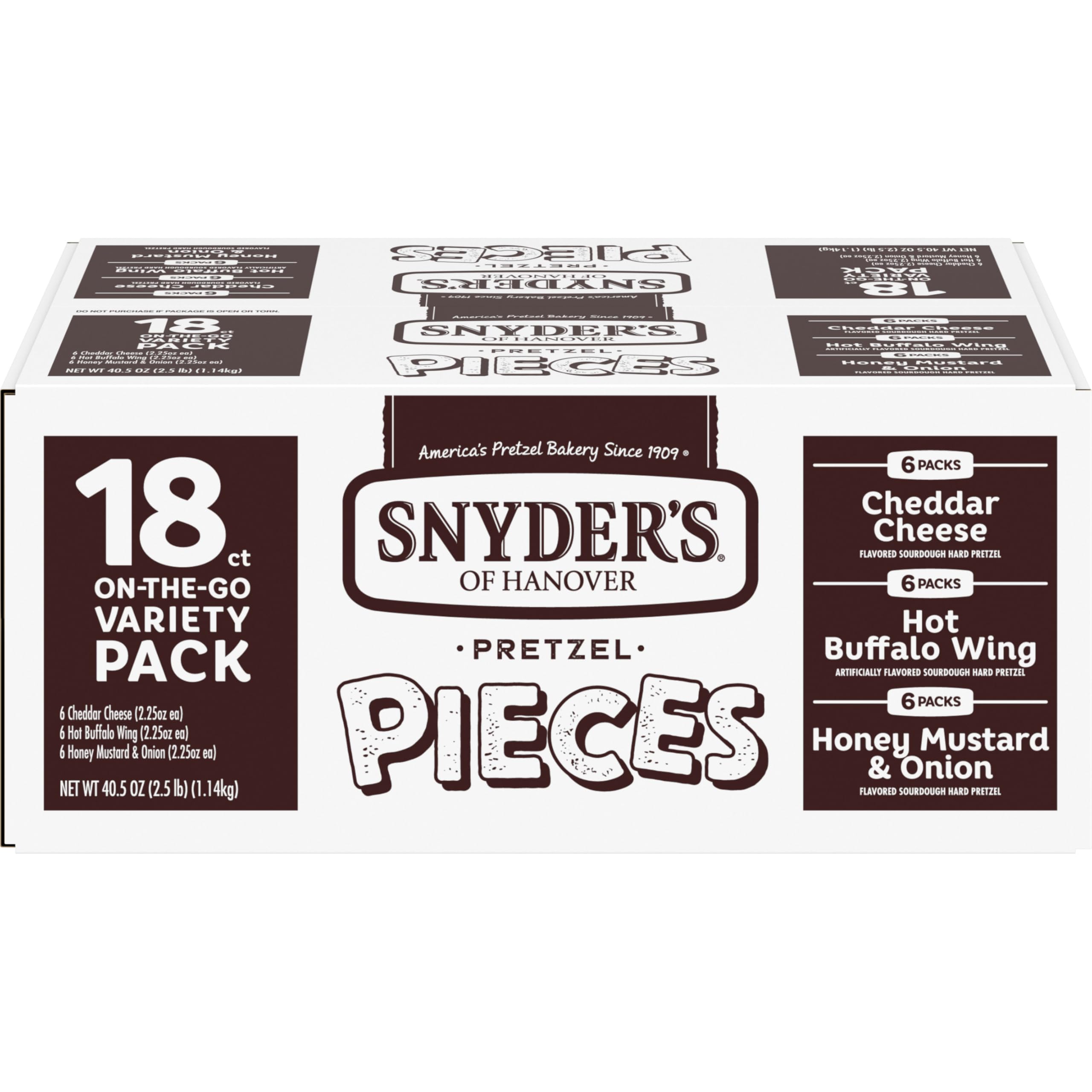 Snyder's of Hanover Brezenstücke, verschiedene Packungen, 63,8 g, 18 Karat (18 Stück)