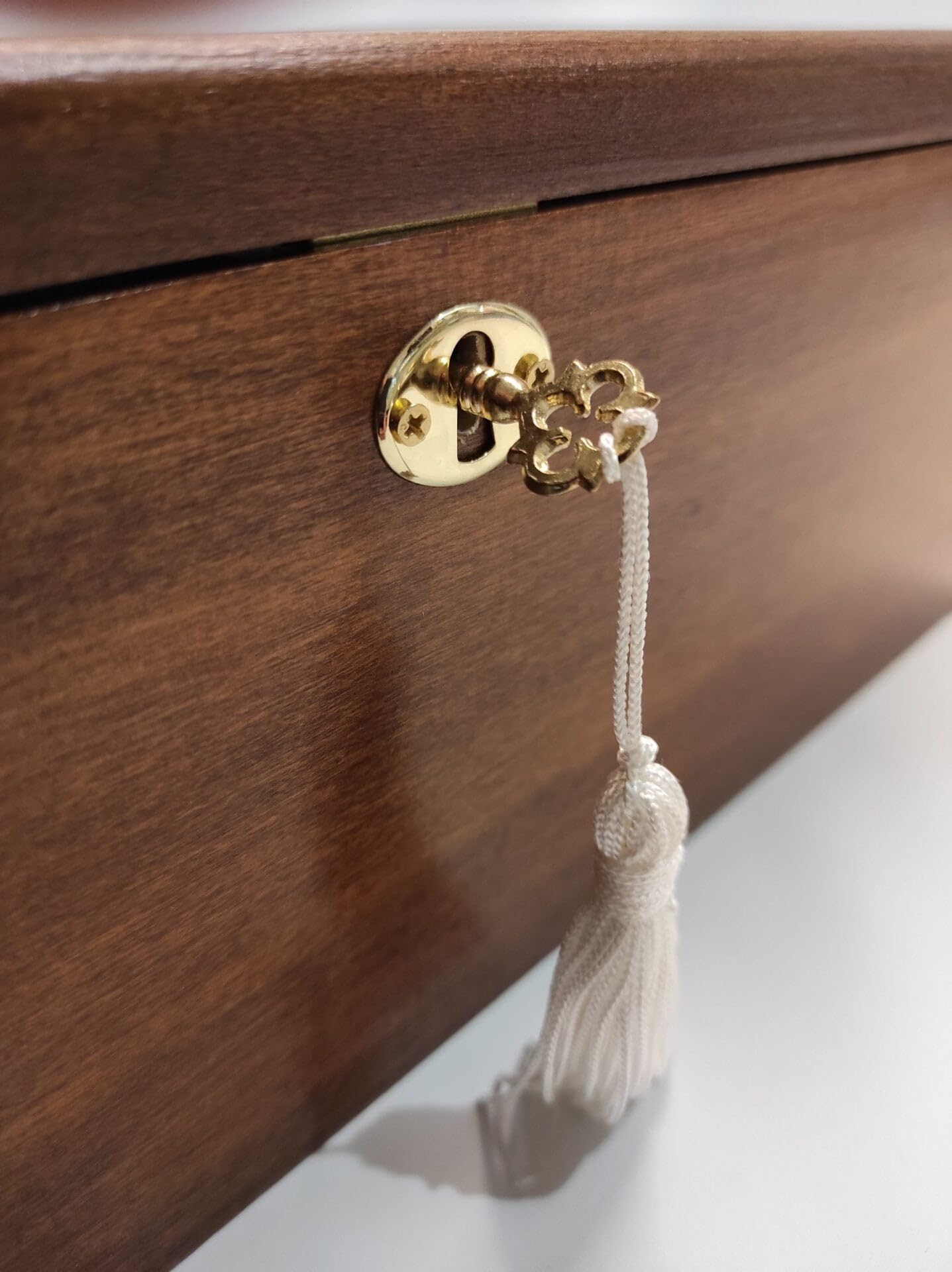 Monetario para Monedas y medallas de Madera Maciza con 5 bandejas de Terciopelo, baúl Artesanal con Cerradura, Personalizable, Hecho a Mano en Italia