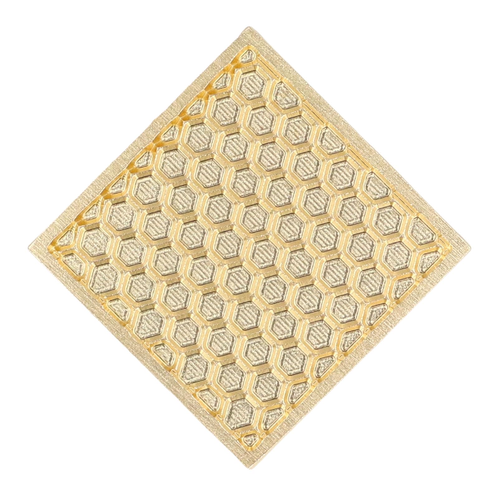 Bandeja de diseño para hacer cubitos de hielo, prensa de hielo de cobre moderna para cócteles, fiestas de camareros, sellos únicos (A04)
